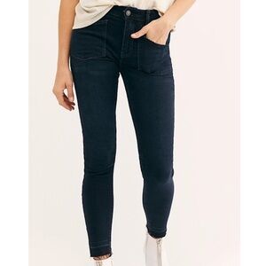 We the Free People Ivy Raw Hem Skinny Jeans